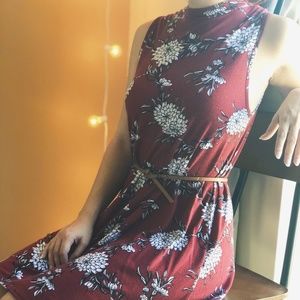 Floral Knit Dress Francesca's